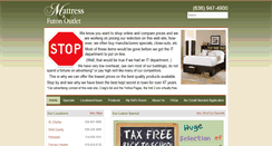 Desktop Screenshot of mattressandfutonoutlet.com
